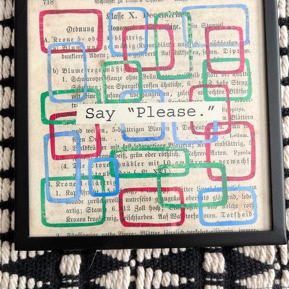 Vintage Smith set of four 5x5 wall decor - Picture 2 of 7